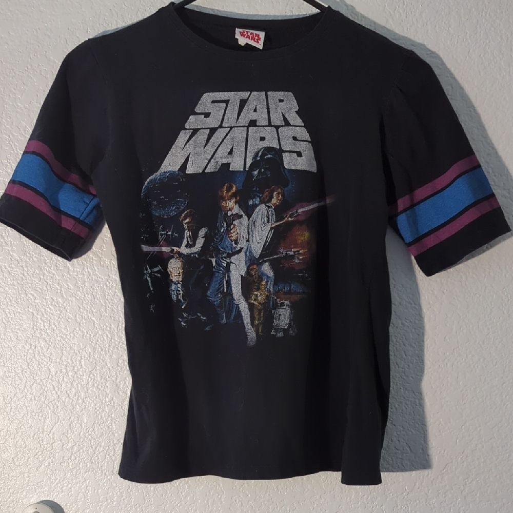 Star Wars Black Short Sleeve Tee Sporty Design